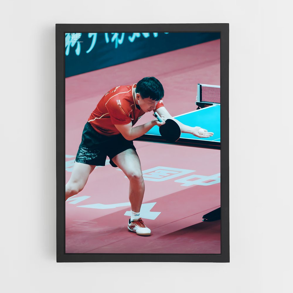 Poster Smash du Ping-Pong – affiche Tennis de table (vue 2)